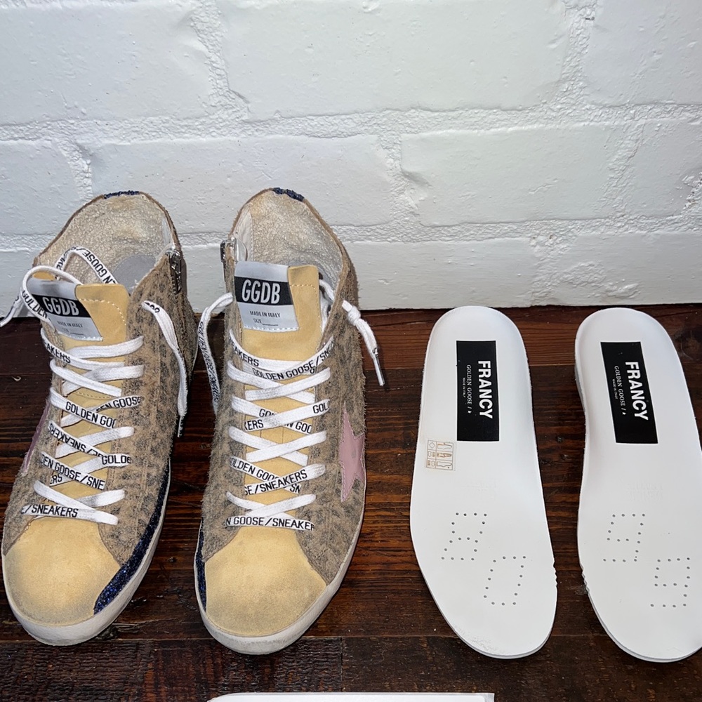 Golden Goose leopard Francy size 38